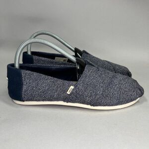 Toms‎ Women's Size 7.5 Alparagata Navy Terry shoes